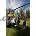 Sportspower Almansor Metal Swing Set with Slide and Trampoline   552151727